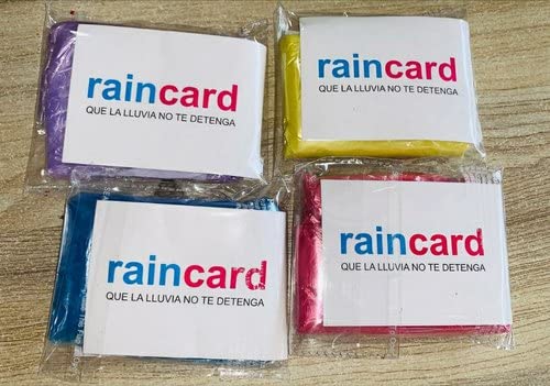 FULLY Reusable Wallet Rain Coats  (Multicolour)