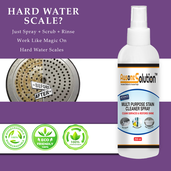  Wall Cleaner Spray: Multipurpose Solution - For Wood, Stone, &  Painted, Matte, Gloss, Walls - Lemon Scent - Use with Mop, Brush, Sponge,  Rag to Clean Dirty or Smoke Stained Areas - (